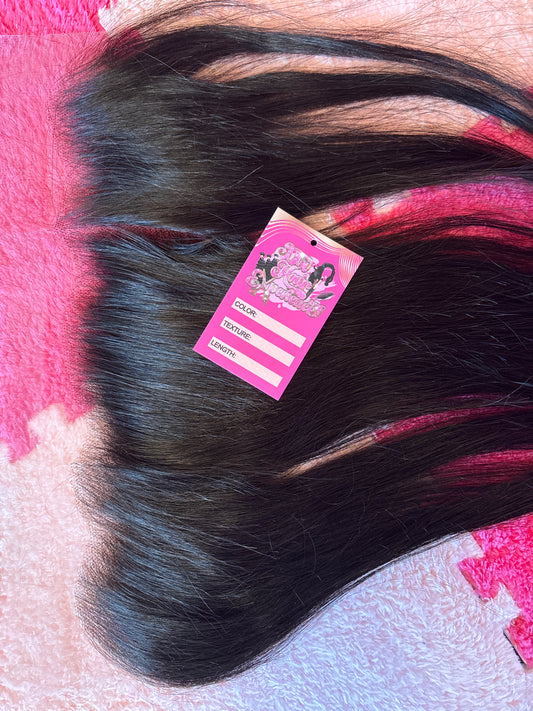 3 bundle deal with straight frontal (deep wave & curly bundles)