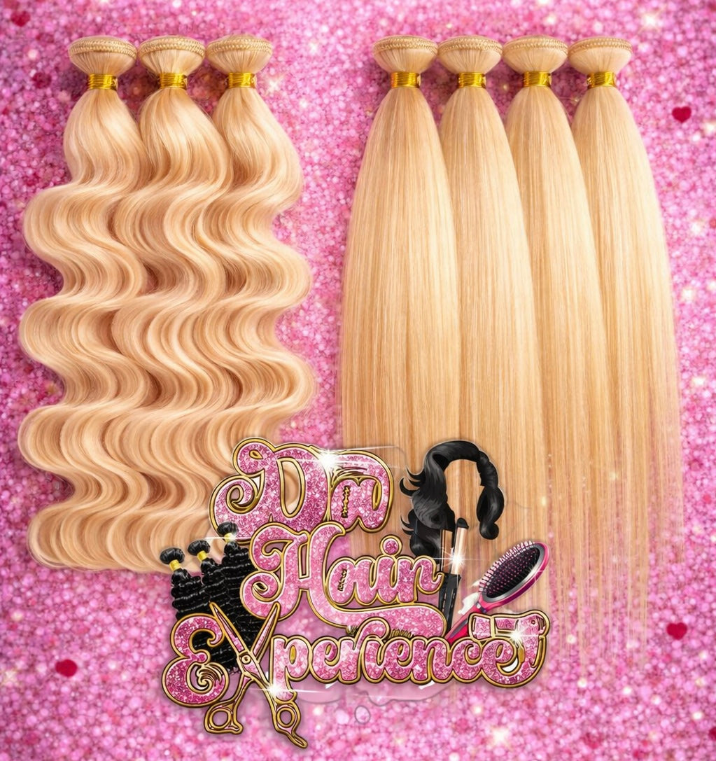 Blonde 3 Bundle Deal Body wave & Straight